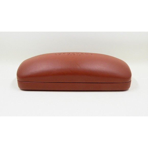Longchamp Paris Brown Hard Shell Clamshell Sunglasses Eyeglasses Glasses Case - Picture 8 of 10